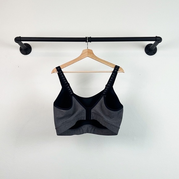 NWT Under Armour UA Infinity High Cross Back Sports Bra Grey - Picture 6 of 7
